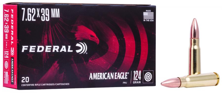 Federal Standard 7.62mmx39mm Metal Case 124