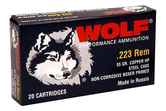 Wolf Performance 223 Remington/5.56 Nato Bimetal