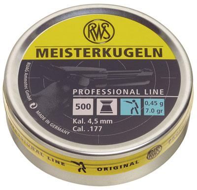 RWS Meisterkugelnvpellets .177 Flat Nose Pellets
