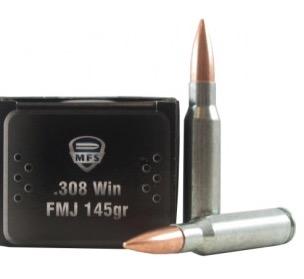MFS 308win FMJ 145gr Mil-spec Steel