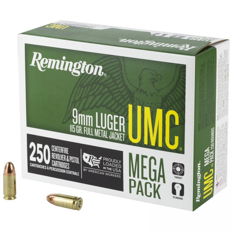 Remington Ammunition UMC 9mm Metal Case