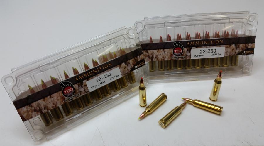 TGD 22-250 REM 50 GR Z-max