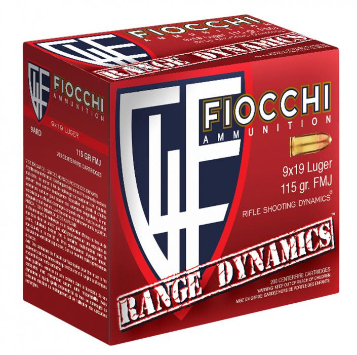 Fiocchi 9ard100 Range Dynamics 9mm Luger