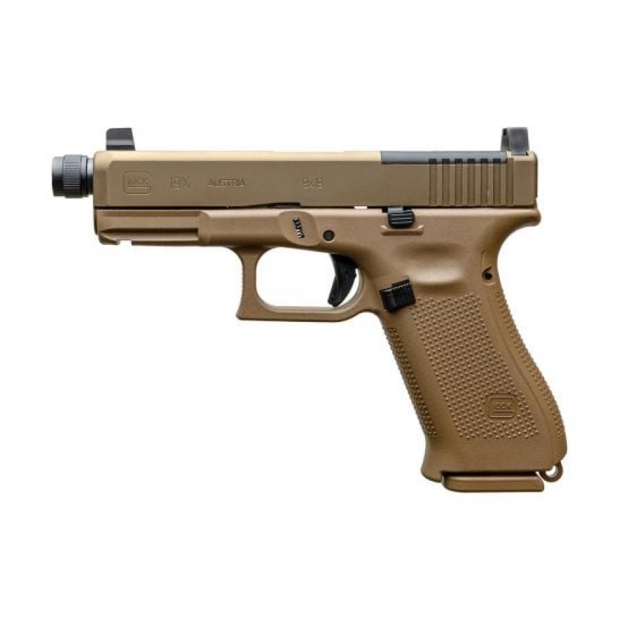 Davidsons Exclusive Glock 19x Mos 9mm 452 19rd Pistol Coyote