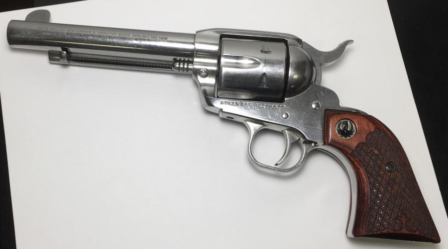 Ruger New Vaquero 45lc 5 5 Stainless Village Pawn Gun Shop Llc