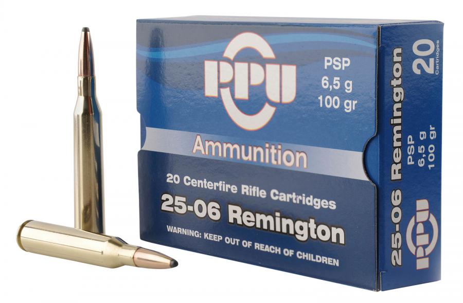 PPU Pp2506p Standard Rifle 25-06 Remington