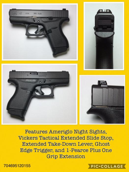 Glock Inc 42 380 Auto 3.25"