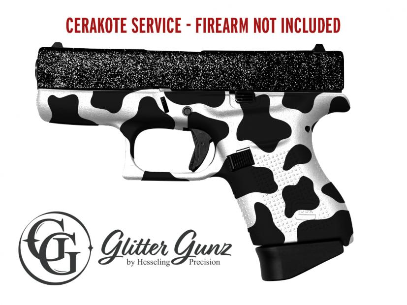 Cerakote Full Pistol - Tacticow Print & Twilight glitter
