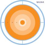 Do-all Paper Target Accu Blue