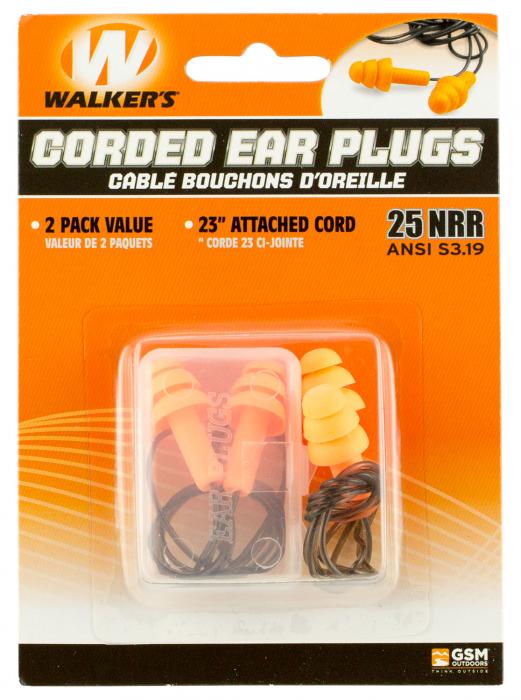 Wge Ear Plug Corded 2 Pk