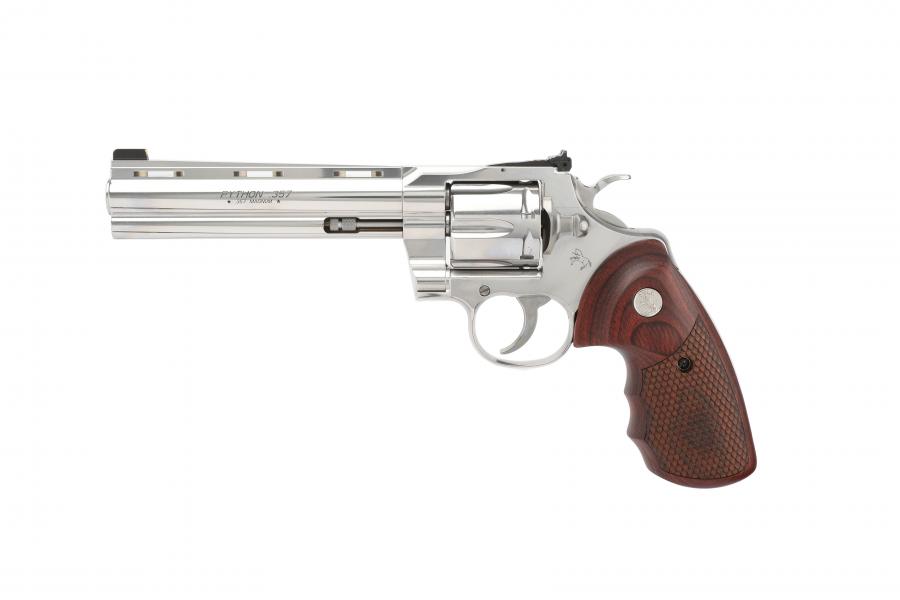 PYTHON 6inch スチールフィニッシュ ビアンキ 5BHL38/357 Colt Python .357Magnum 6inch “R-model” スチールフィニッシュ