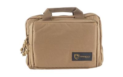 Drago Gear Double Pistol Case Tan