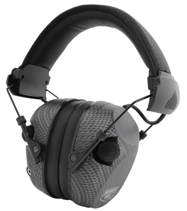 Birchwood Casey Ekrest Elect Muff Blk