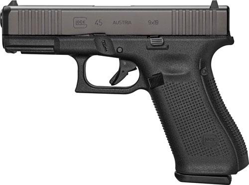 Glock, 45, 9mm, 3-17rd Magazines, 4.02" Barrel, Fixed Sights, Front Serrati-img-0