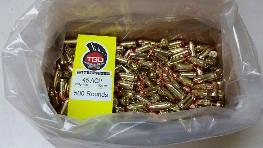 TGD 45 ACP 230 GR FMJ