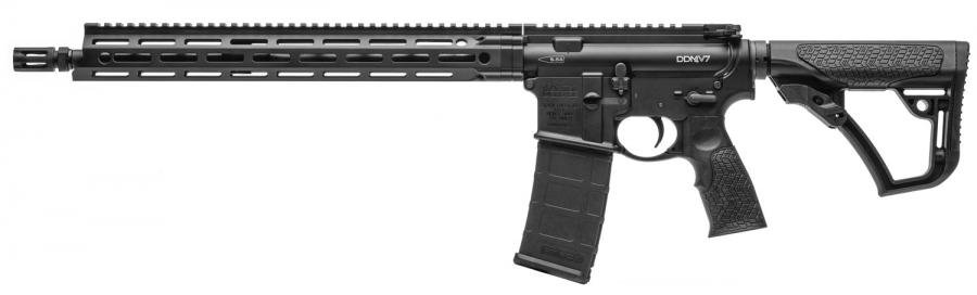 Daniel Defense Ddm4v7 556mm 32rd X1 16 Threaded M Lok Barrel Collapsible  Stock Black | The Arsenal Gun Shop