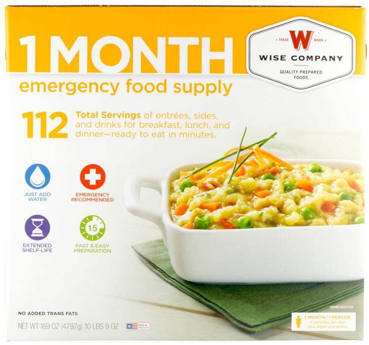 Wise 01116 1-month Emerg Food Supply
