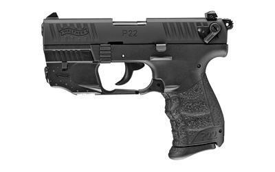 Wal P22q 22lr 3.4" Blk W/laser