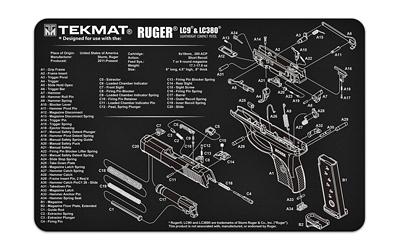 Tekmat Pistol Mat Ruger Lc9 Blk