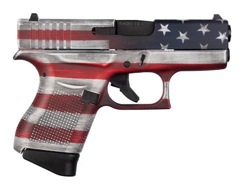 Glock 43 USA 9mm Cerakote Flag