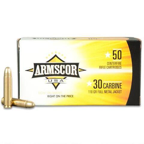 Armscor Ammo .30 Carbine 110gr