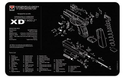 Tekmat Pistol Mat Spgfld Xd Mod