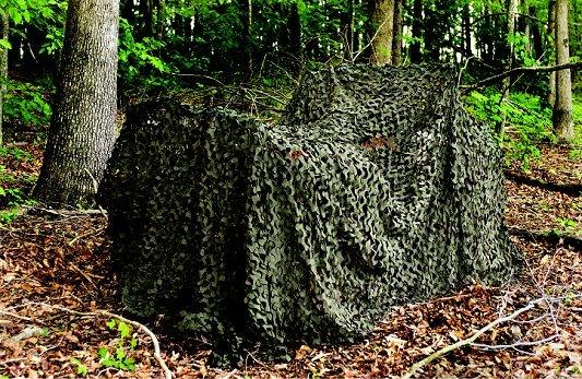 Camo Unlimited Pro Camouflage Netting Wood