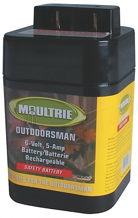 Moultrie 6 Volt Rechargeable Battery Black
