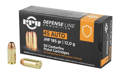 Ppu 45acp Jhp 185gr 50/500