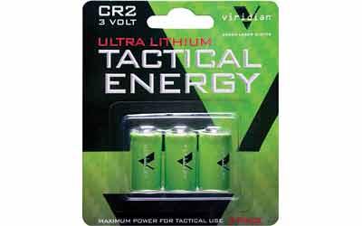 Las Viridian Cr2 Lith Battery 3-pk