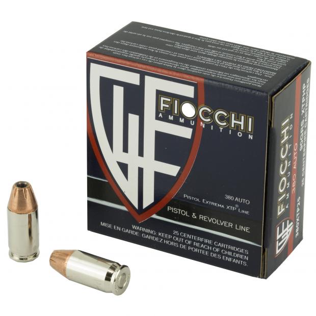 Fiocchi 380acp 90gr XTP HP 25box/20case