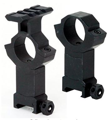 BSA Sts Tactical Rings 1" Tube