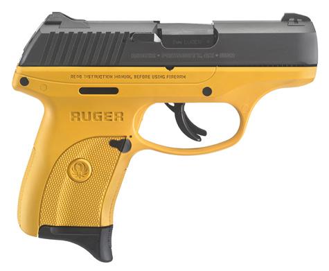 Ruger Lc9s 9mm Blk/yellow 7+1rd