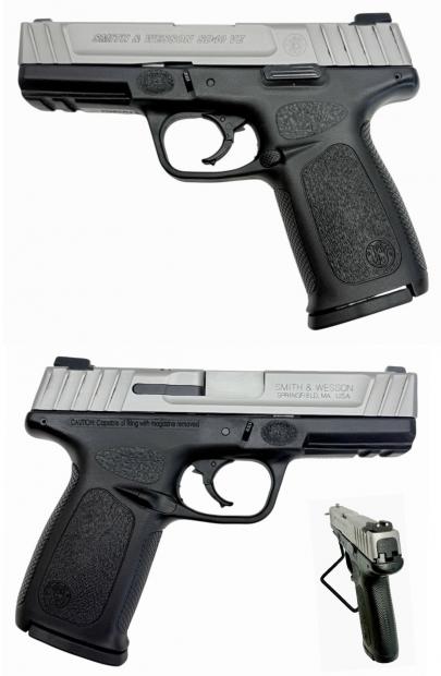 sdvp-031、sdvp-034 Smith Wesson Sd40 Ve 40 Sw 2 14rd Magazines 4 Barrel 3 Dot White