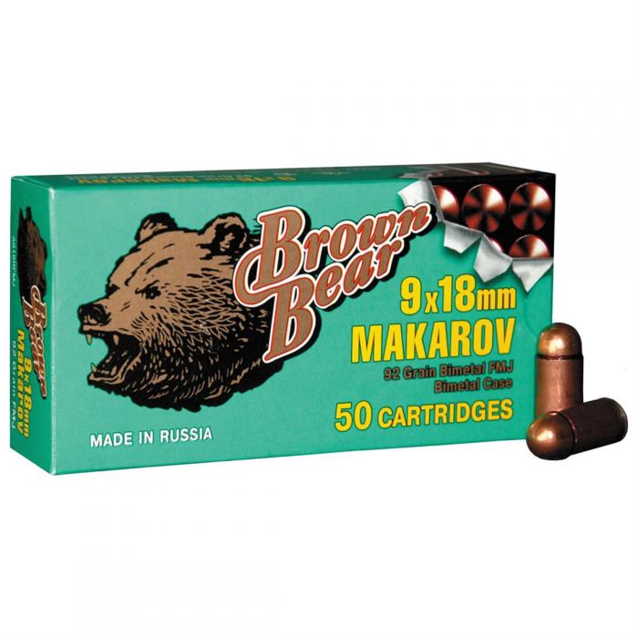 Brown Bear 9mm Makarov 94gr FMJ