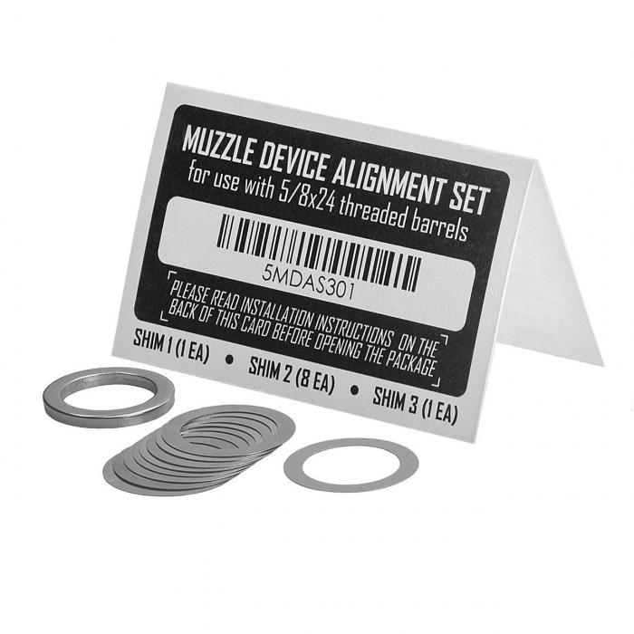 Muzzle Device Alignment SET FOR 5/8x24