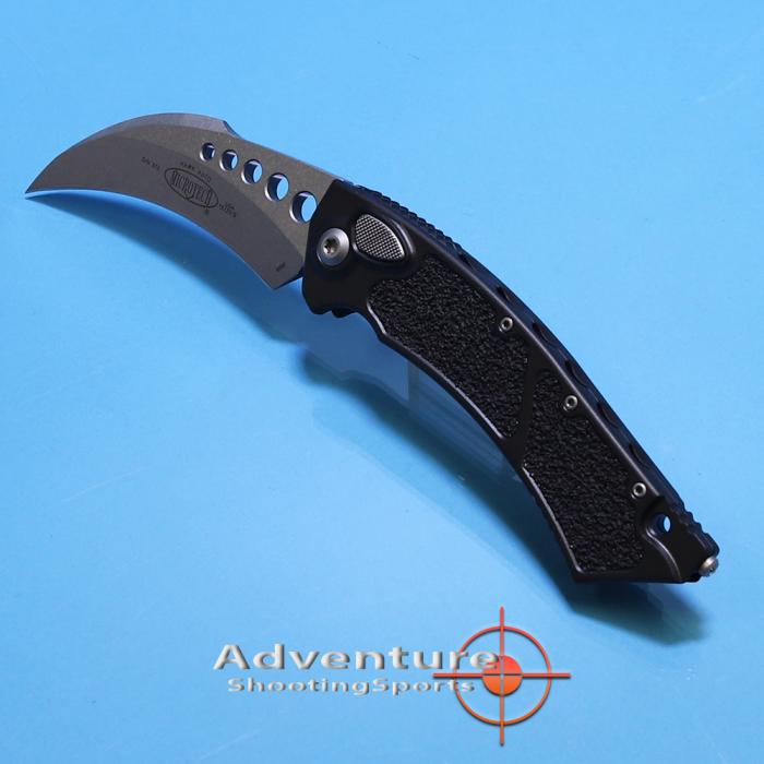 166-10 Microtech Hawk Stonewash