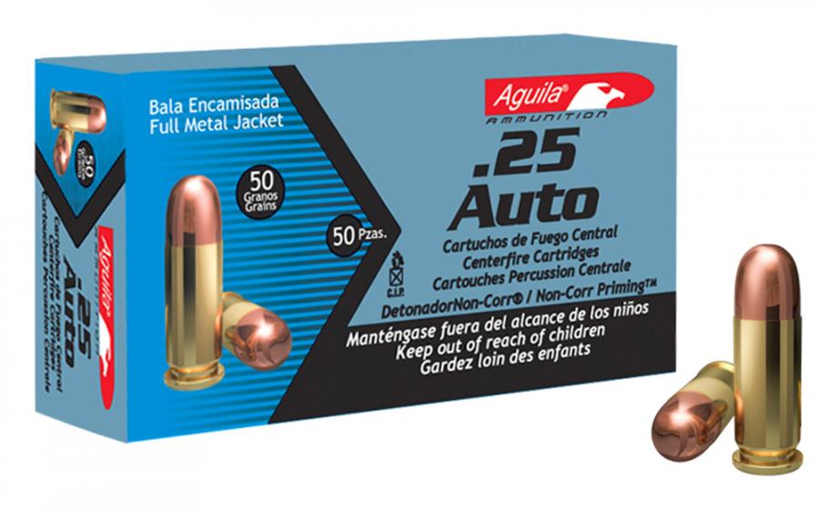 Aga 25acp 50gr Fmj 50ct/box