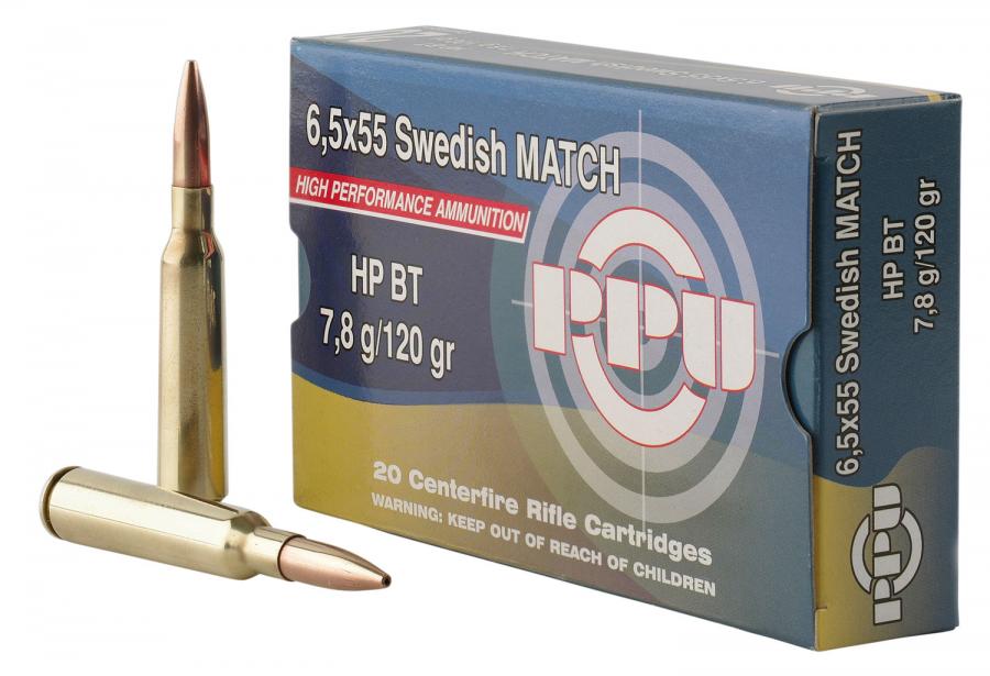 PPU Ppm6 Match 6.5x55 Swedish 120