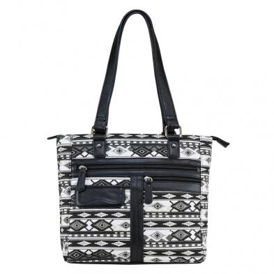Printed Tote - Black
