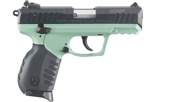 Ruger Sr22p-tb Turquiose 22lr 3.4" 10rd