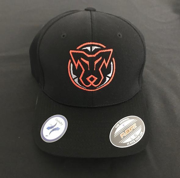 Sheepdog Hat - Red on Black