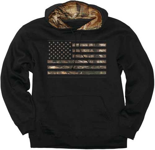 Buck Wear Hoodie Camo Stars &