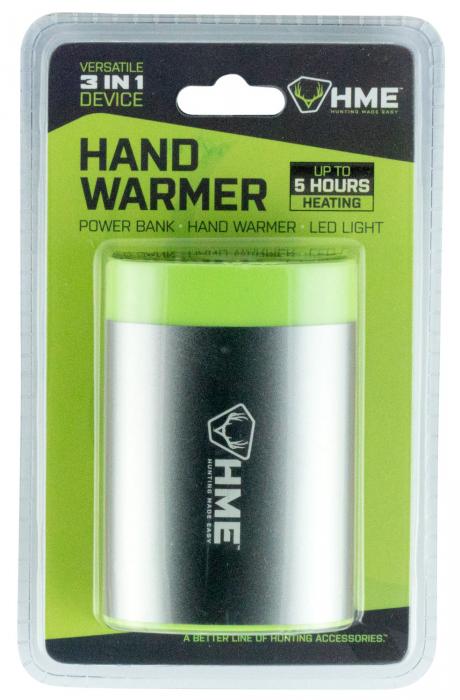 HME Hmehw Hand Warmer W/light Rechargeable