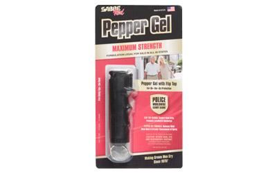 Sabre Pepper Gel W/ Flip Top-black