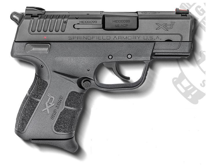 Sprgfld XDE 45acp 3.3" Blk 7rd