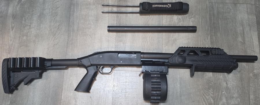 Mossberg 500 12ga 18 1/2" bbl ATI Venom Sidewinder kit-img-0