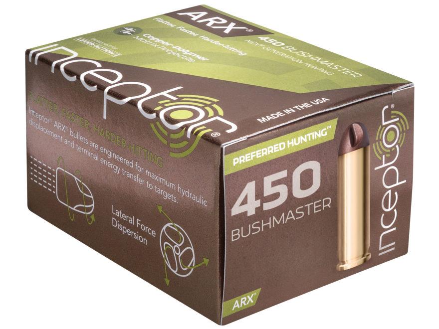 Inceptor 450bm 158gr ARX 20rd