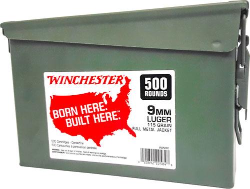 Win Ammo 9mm Luger (case Of