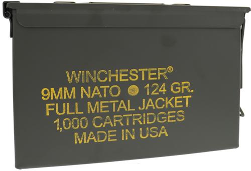 Win Ammo Nato 9mm Luger 124gr.